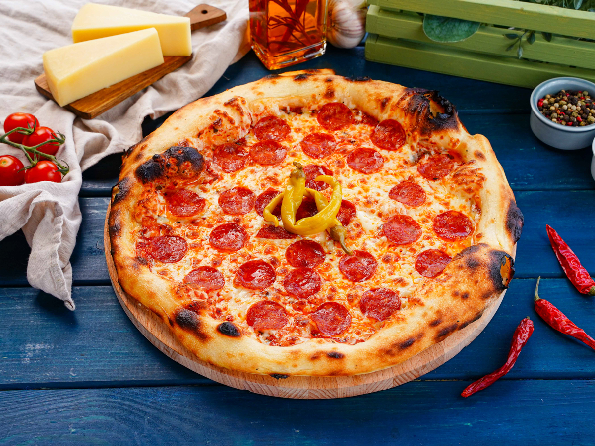 я хочу пиццу с перцем луком пепперони и оливками фото 112